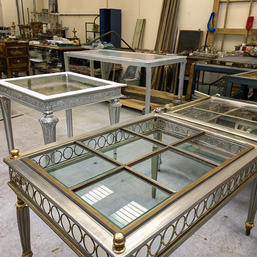 Metal and Glass Furniture Crafting